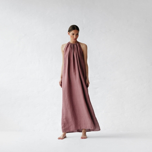 Lniana sukienka Izumi mauve